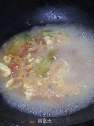 Tomato Egg Drop Soup recipe