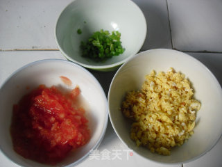 Tomato and Egg Mini Dumplings recipe