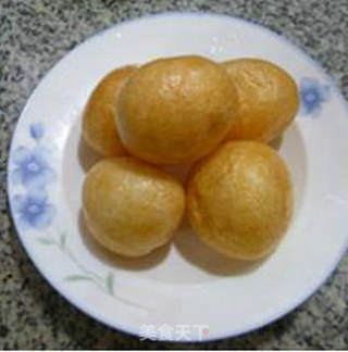 Fried Chrysanthemum with Oily Gluten recipe