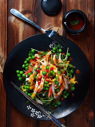 Thai Vegetable Chicken Salad recipe