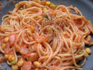 Delicious Western Food to Make Yourself-tomato Sauce Pasta recipe