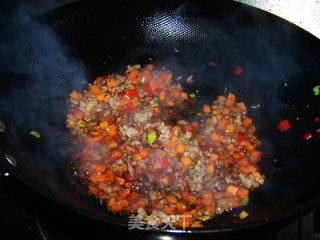 Rice Suffering--cowpeas with Minced Meat recipe