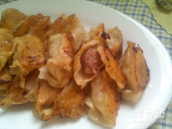 Fried Beef and Lotus Root Dumplings recipe
