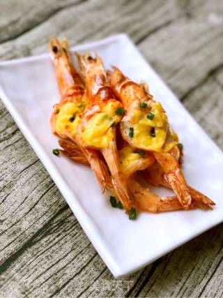 #四session Baking Contest and It's Love to Eat Festival# Grilled Shrimps with Black Pepper Cheese recipe