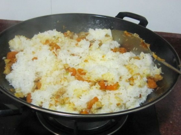 Pumpkin Fried Rice recipe
