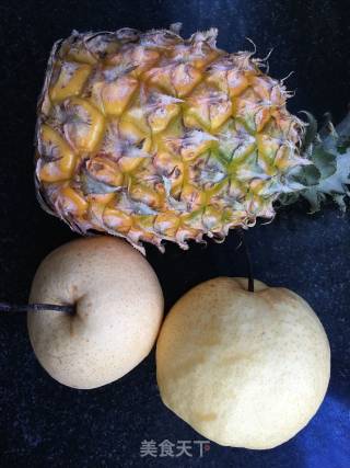 Pineapple Crisp Pear Juice recipe