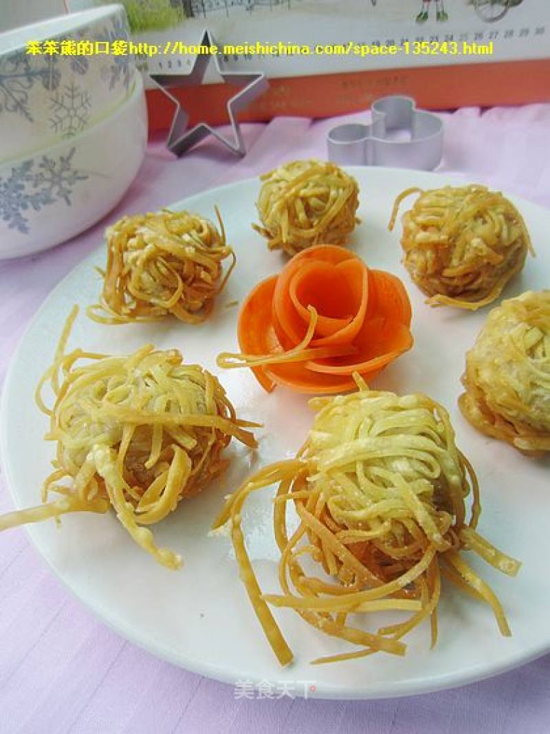 Golden Silk Meatballs recipe