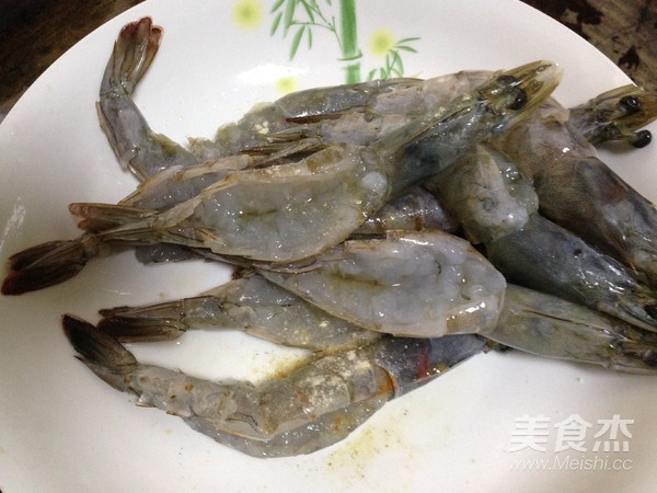 Steamed Prawns with Garlic Vermicelli recipe