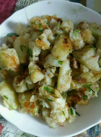 Green Onion and Pretzel Potato Pancakes recipe