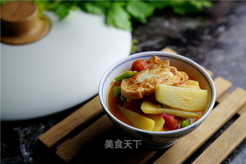 Tomato Braised Double Beans recipe