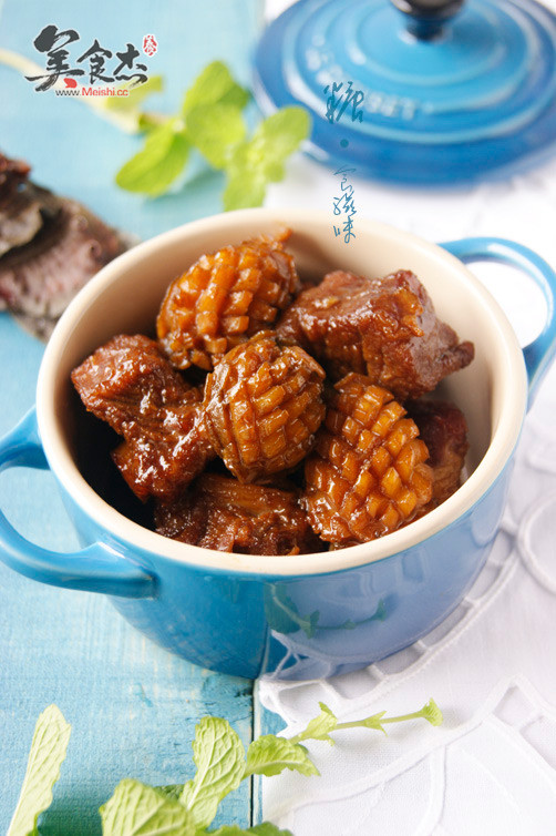 Braised Pork Ribs with Baby Abalone recipe