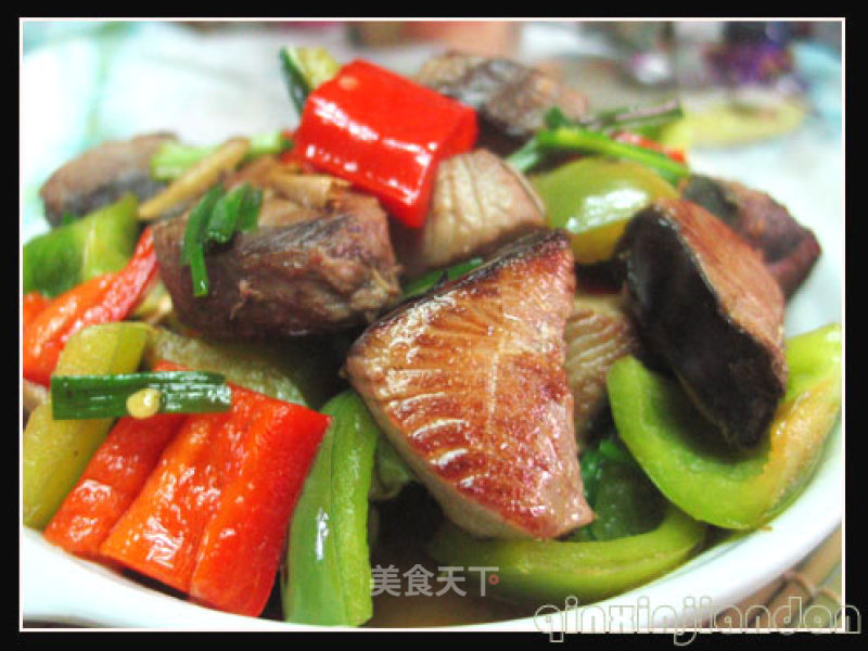 Stir-fried Tuna with Chili recipe