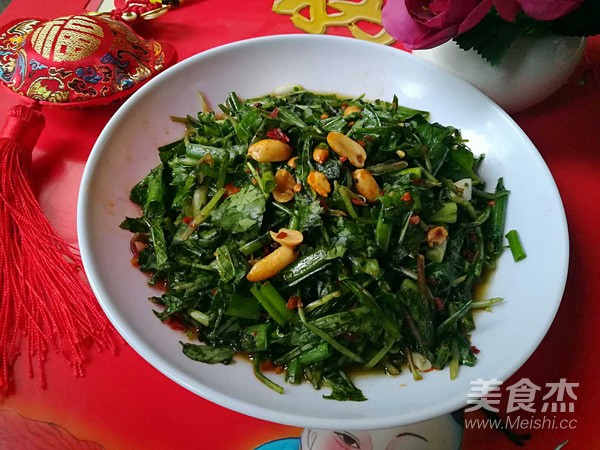 Herbs and Shallots Mixed with Mother-in-law recipe