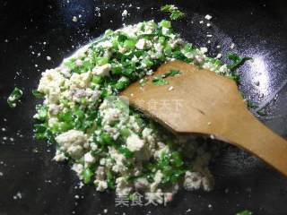 Stir-fried Lao Tofu with Minced Meat and Rape recipe