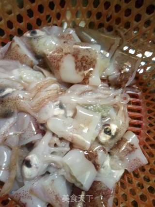 Green Pepper Squid recipe