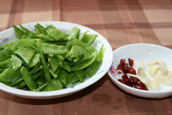 Fried Snow Pea Chowder recipe