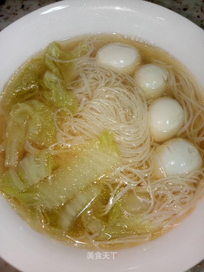 Noodles in Clear Soup recipe