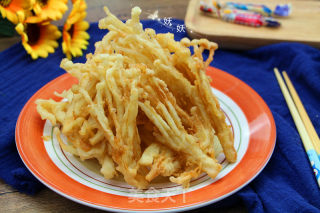 Enoki Mushroom Tempura recipe