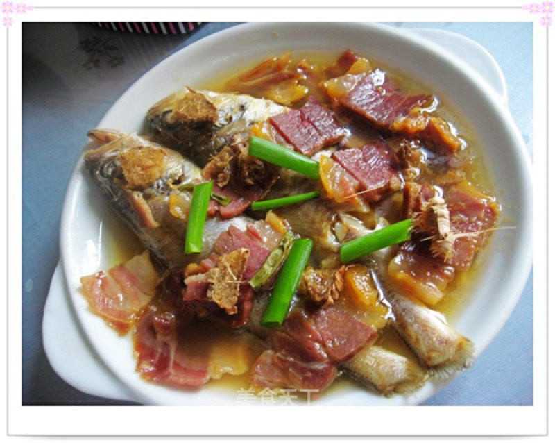 Steamed Yellow Croaker with Ham recipe