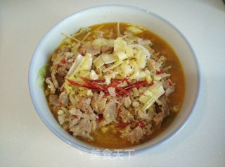 Poached Pork Slices (slightly Spicy Version) recipe