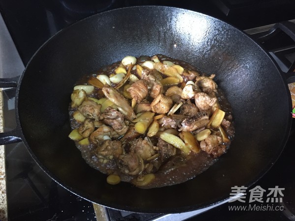 Stir-fried Young Rooster with Ginger recipe