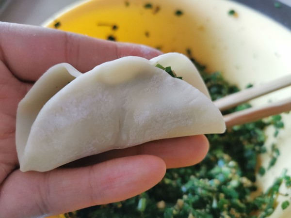 Walnut Leek Dumplings recipe