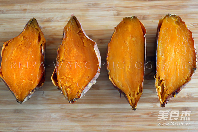 Flavored Roasted Sweet Potatoes recipe