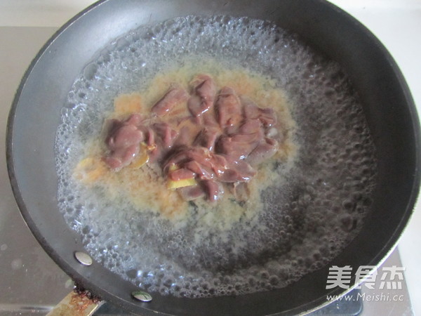 Pork Liver and Spinach with Oyster Sauce recipe