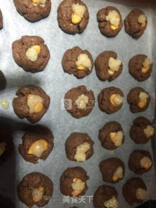 #aca烤明星大赛# Cocoa Fragrant Nut Shortbread Cookies recipe