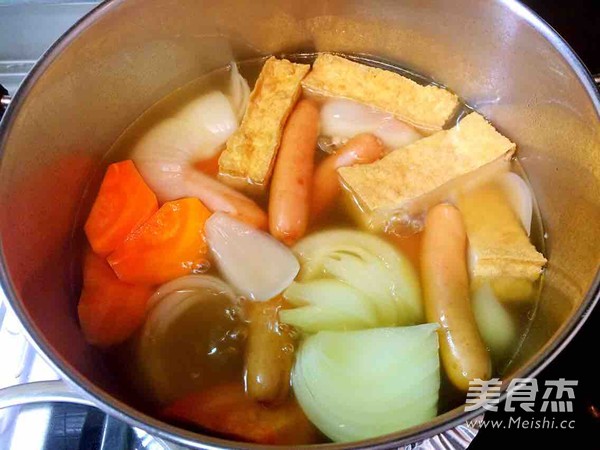 Thick Soup Boiled Vegetables recipe