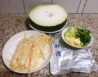 Shrimp, Winter Melon and Mushroom Soup recipe