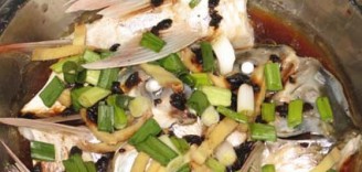 Steamed Dace in Black Bean Sauce