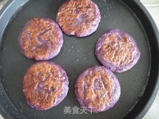 Purple Sweet Potato and Okara Glutinous Rice Cake recipe