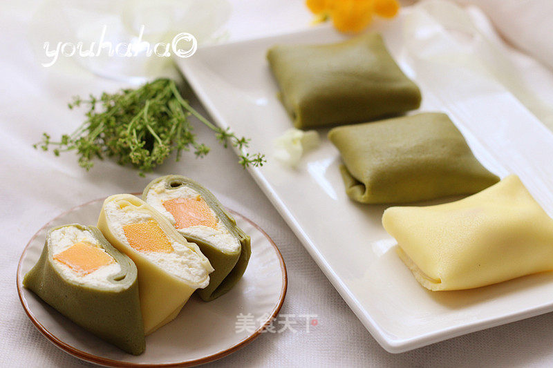 Matcha Mango Pancake recipe