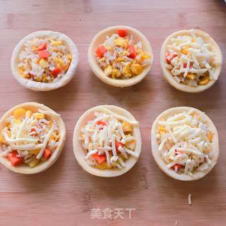 Baked Rice with Egg Tart Crust recipe