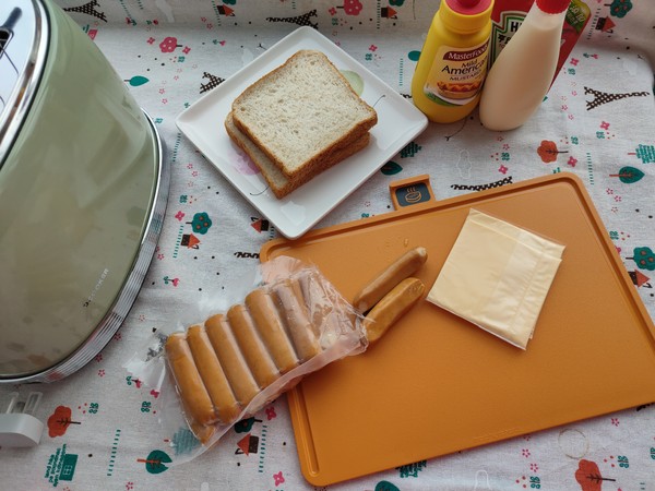 Toast Cheese Hot Dog recipe