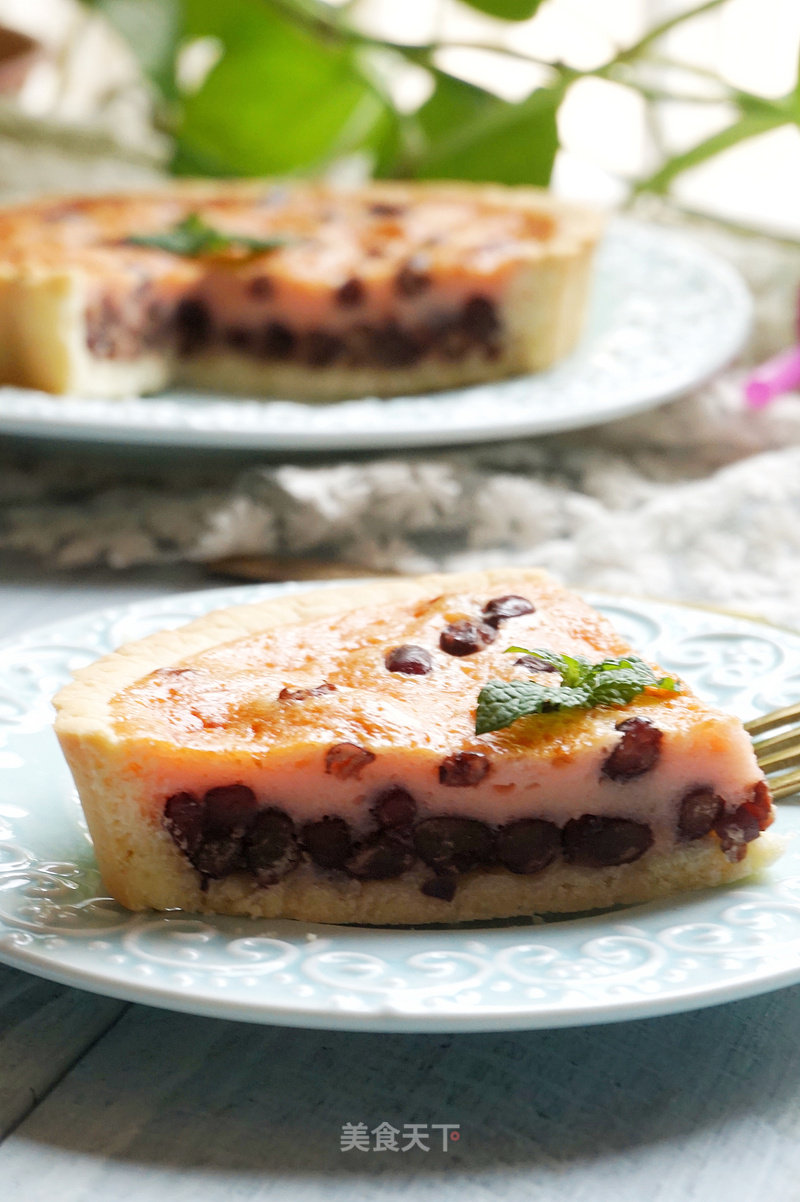 #柏翠大赛#red Bean Cheese Pie recipe