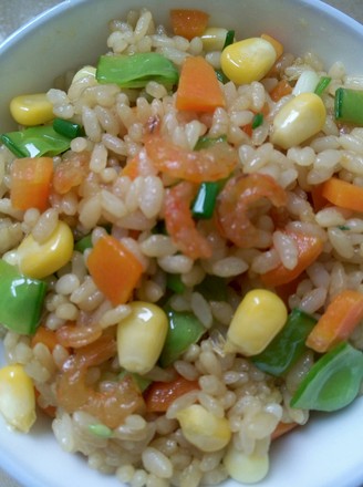Lots of Vegetables~ Fried Rice with Mixed Vegetables and Shrimp recipe