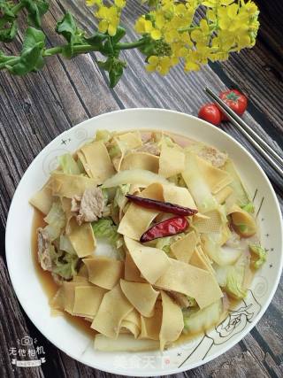 Stir-fried Cabbage with Bean Curd recipe