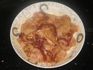 Stir-fried Pork with Garlic Sprouts recipe