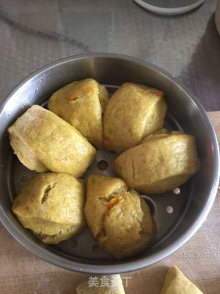 Sweet-scented Osmanthus Buns, White Buns, Black Sesame Pumpkin Buns recipe