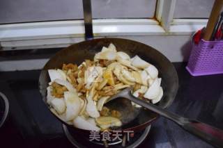 Pleurotus Eryngii Sliced with Sauce recipe