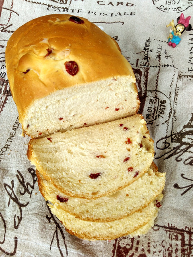 Bai Cuiyun Recipe Cranberry Custard Toast recipe