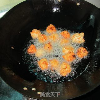 Fried Carrot Shredded Meatballs recipe