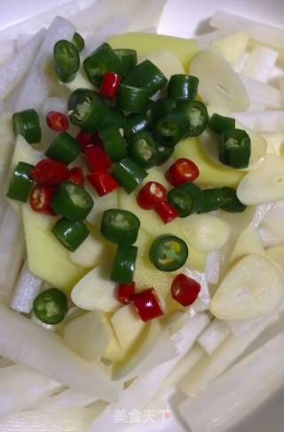 Pickled Pepper and White Radish recipe