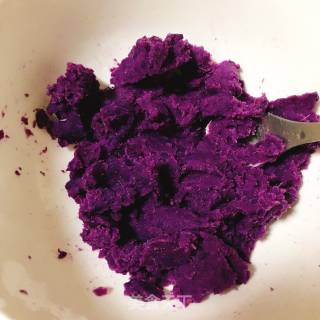 Sweet Osmanthus Purple Potato Mashed recipe