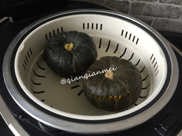 [farewell to The Old and Welcome The New] Chinese New Year Double Flavor Rice Ball Pumpkin Cup recipe