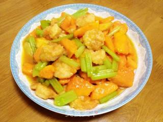 Papaya, Celery and Shrimp recipe