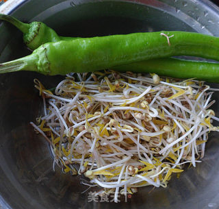 Vegetarian Fried Mung Bean Sprouts recipe