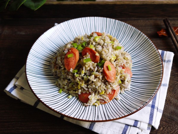 Intestines and Egg Fried Rice recipe